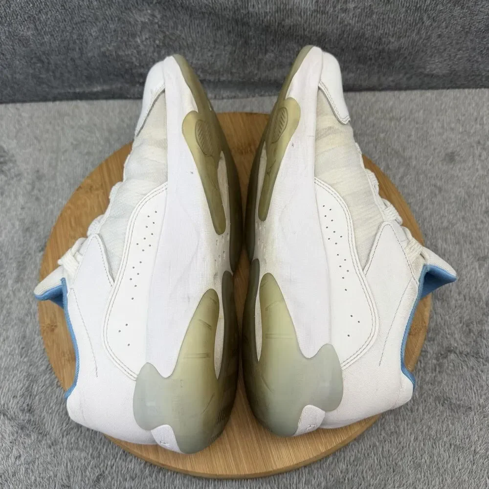 Jordan Shoes Mens Size 11.5 White Leather Low Top Basketball Sneakers DO0751-100